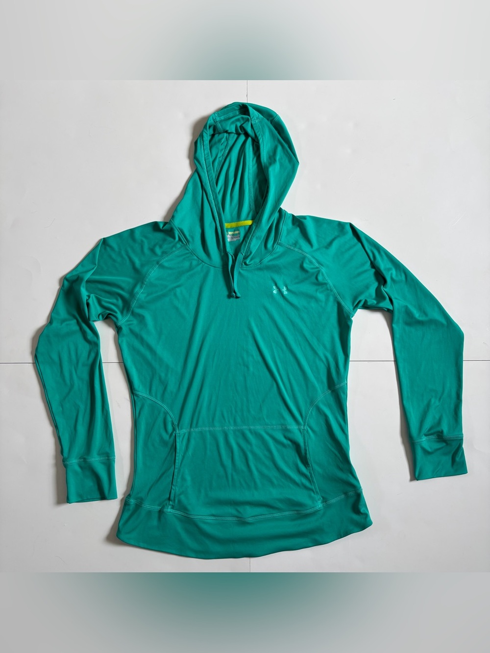 Under Armour Women's Teal Green Hooded Long Sleeve Pullover
